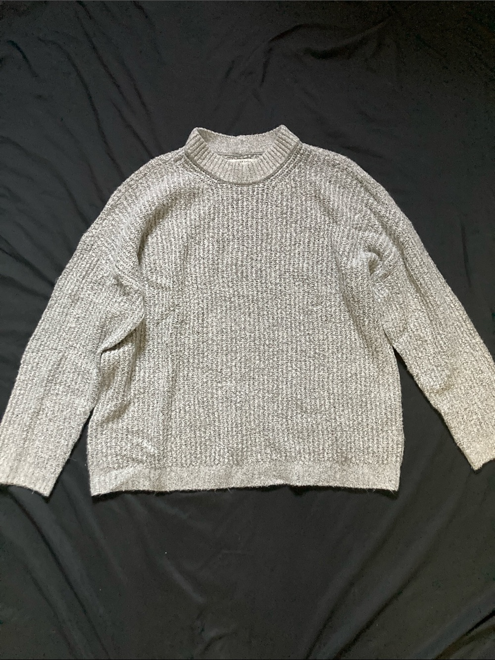 American Eagle Whoa So Soft Heather Gray Crewneck Sweater Size Small